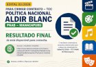 Resultado Final do Edital nº 02/2026 – TCC