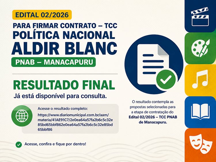 Resultado Final do Edital nº 02/2026 – TCC